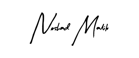 The Arty Signature lettering style adds unique flourish to name Noshad Malik. Stand out with a custom digital autograph made in seconds. Noshad Malik signature style 8 images and pictures png