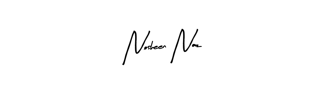 Here are the top 10 professional signature styles for the name Nosheen Naz. These are the best autograph styles you can use for your name. Nosheen Naz signature style 8 images and pictures png