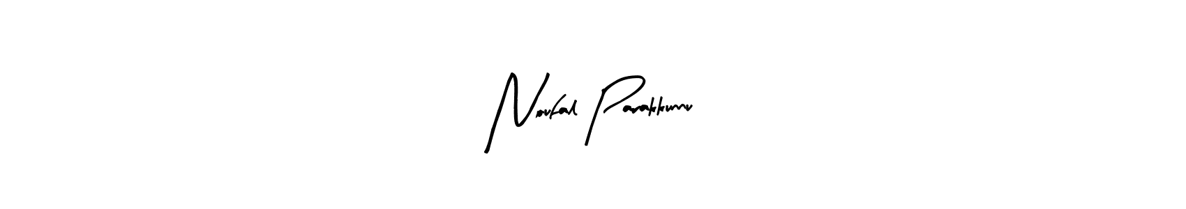 Arty Signature is a professional signature style that is perfect for those who want to add a touch of class to their signature. It is also a great choice for those who want to make their signature more unique. Get Noufal Parakkunnu name to fancy signature for free. Noufal Parakkunnu signature style 8 images and pictures png