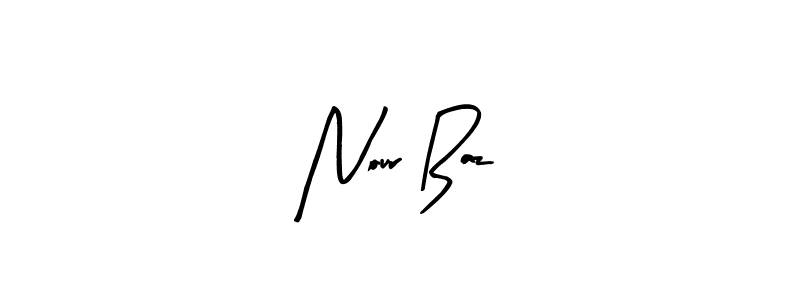 How to Draw Nour Baz signature style? Arty Signature is a latest design signature styles for name Nour Baz. Nour Baz signature style 8 images and pictures png