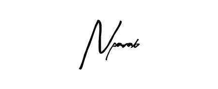 Also we have Nparab name is the best signature style. Create professional handwritten signature collection using Arty Signature autograph style. Nparab signature style 8 images and pictures png