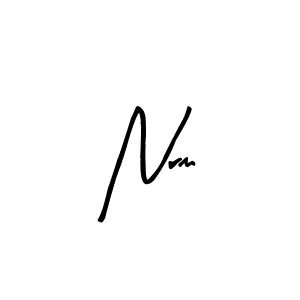 How to make Nrm signature? Arty Signature is a professional autograph style. Create handwritten signature for Nrm name. Nrm signature style 8 images and pictures png