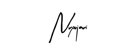 Create your official email sign-off with Nrpujari name in Arty Signature style. Crisp, clean, and perfectly legible across all screens. Nrpujari signature style 8 images and pictures png