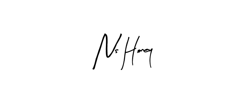 Similarly Arty Signature is the best handwritten signature design. Signature creator online .You can use it as an online autograph creator for name Ns Honey. Ns Honey signature style 8 images and pictures png