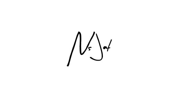 It looks lik you need a new signature style for name Ns Jat. Design unique handwritten (Arty Signature) signature with our free signature maker in just a few clicks. Ns Jat signature style 8 images and pictures png