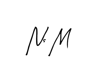 You can use this online signature creator to create a handwritten signature for the name Ns M. This is the best online autograph maker. Ns M signature style 8 images and pictures png