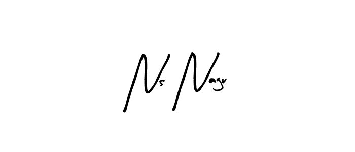Design your own signature with our free online signature maker. With this signature software, you can create a handwritten (Arty Signature) signature for name Ns Nagu. Ns Nagu signature style 8 images and pictures png
