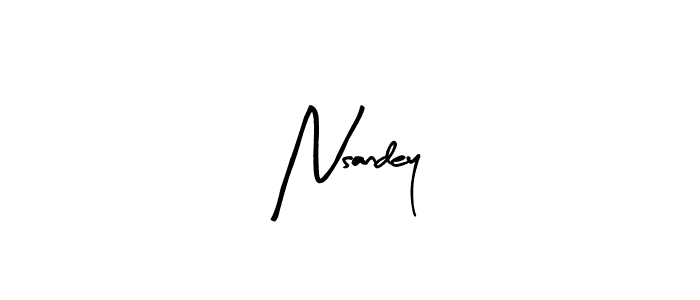 It looks lik you need a new signature style for name Nsandey. Design unique handwritten (Arty Signature) signature with our free signature maker in just a few clicks. Nsandey signature style 8 images and pictures png