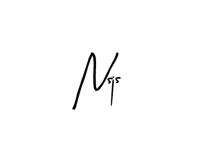 Also we have Nsjs name is the best signature style. Create professional handwritten signature collection using Arty Signature autograph style. Nsjs signature style 8 images and pictures png