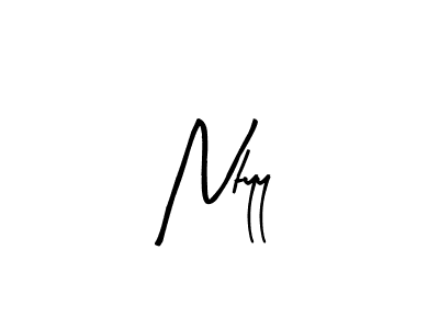 Use a signature maker to create a handwritten signature online. With this signature software, you can design (Arty Signature) your own signature for name Ntyy. Ntyy signature style 8 images and pictures png