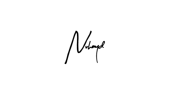 How to make Nuhayd name signature. Use Arty Signature style for creating short signs online. This is the latest handwritten sign. Nuhayd signature style 8 images and pictures png