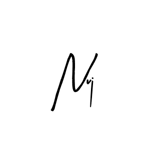 How to make Nuj name signature. Use Arty Signature style for creating short signs online. This is the latest handwritten sign. Nuj signature style 8 images and pictures png