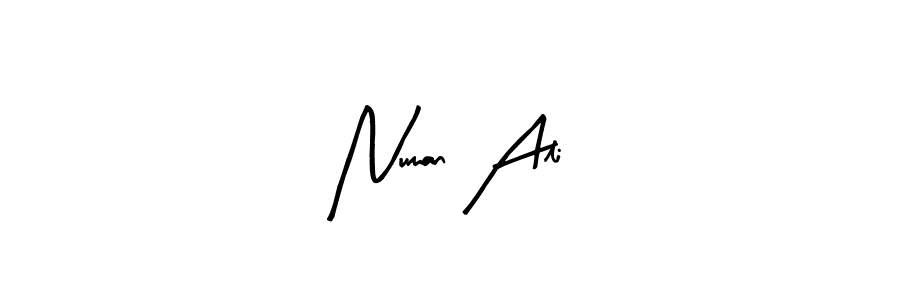 Create a beautiful signature design for name Numan Ali. With this signature (Arty Signature) fonts, you can make a handwritten signature for free. Numan Ali signature style 8 images and pictures png