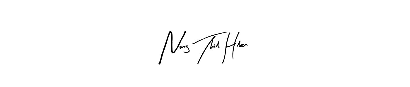 Once you've used our free online signature maker to create your best signature Arty Signature style, it's time to enjoy all of the benefits that Nung Thil Hlen name signing documents. Nung Thil Hlen signature style 8 images and pictures png