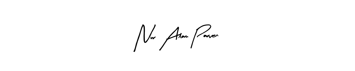 How to Draw Nur Alam Parven signature style? Arty Signature is a latest design signature styles for name Nur Alam Parven. Nur Alam Parven signature style 8 images and pictures png