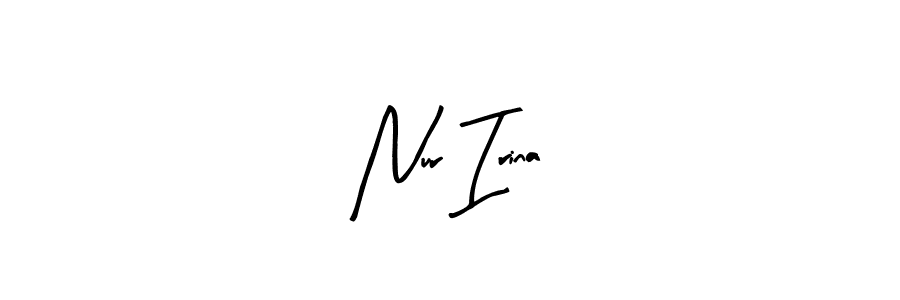Nur Irina stylish signature style. Best Handwritten Sign (Arty Signature) for my name. Handwritten Signature Collection Ideas for my name Nur Irina. Nur Irina signature style 8 images and pictures png