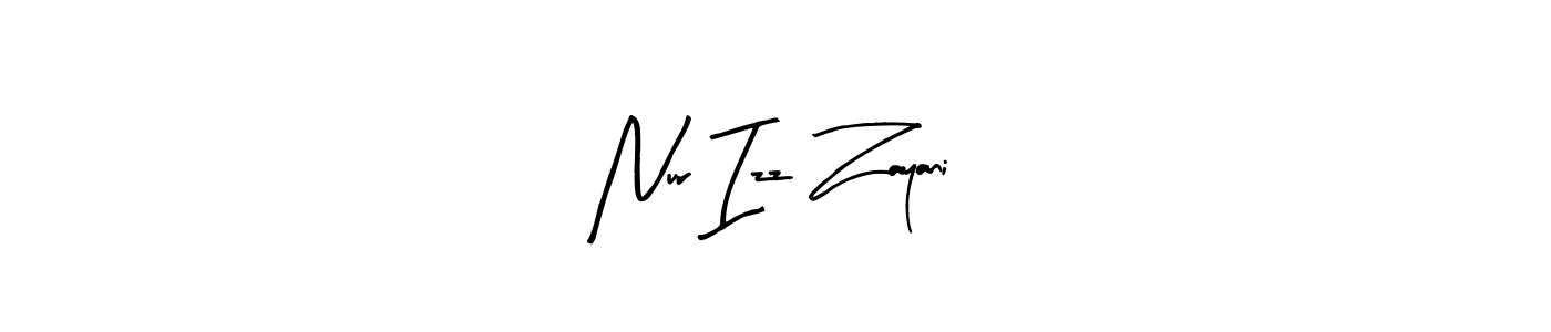 See photos of Nur Izz Zayani official signature by Spectra . Check more albums & portfolios. Read reviews & check more about Arty Signature font. Nur Izz Zayani signature style 8 images and pictures png
