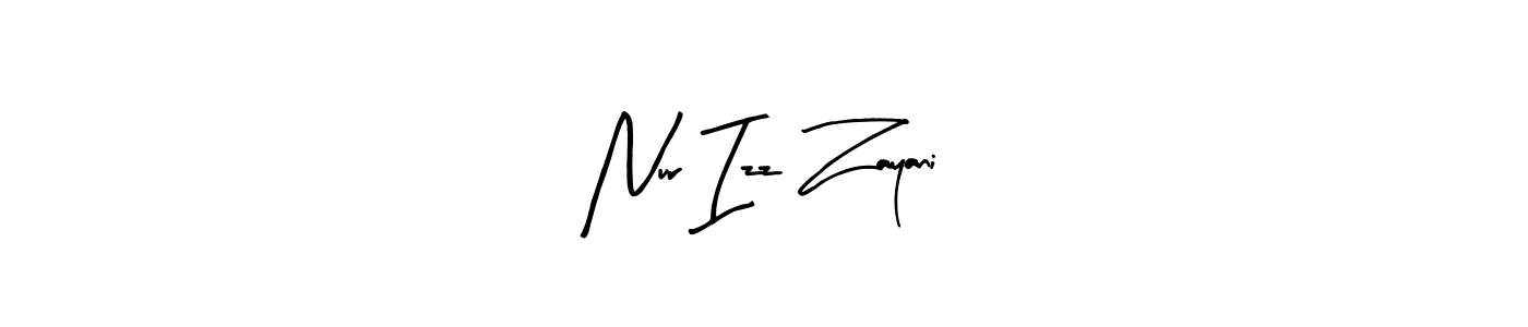 Make a short Nur Izz Zayani signature style. Manage your documents anywhere anytime using Arty Signature. Create and add eSignatures, submit forms, share and send files easily. Nur Izz Zayani signature style 8 images and pictures png