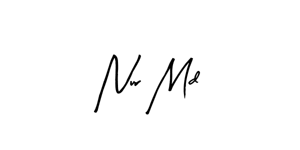 Make a beautiful signature design for name Nur Md. With this signature (Arty Signature) style, you can create a handwritten signature for free. Nur Md signature style 8 images and pictures png