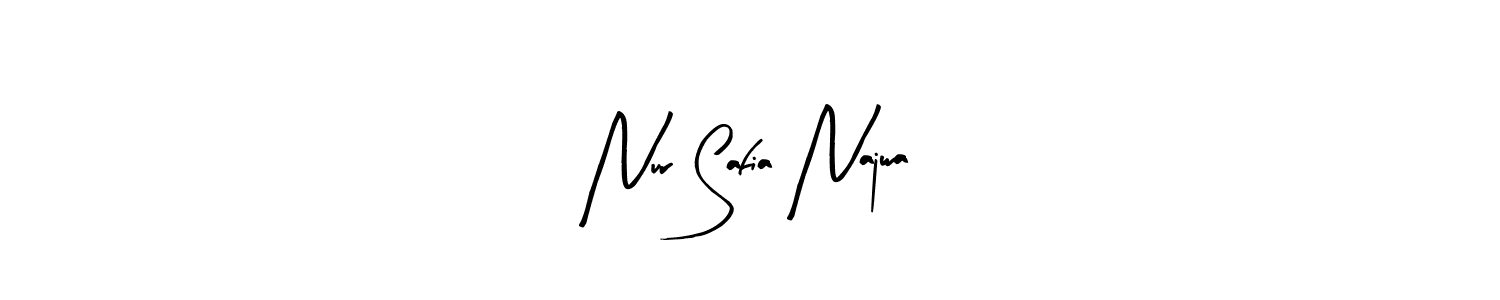 Best and Professional Signature Style for Nur Safia Najwa. Arty Signature Best Signature Style Collection. Nur Safia Najwa signature style 8 images and pictures png