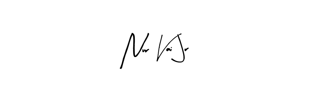 Also You can easily find your signature by using the search form. We will create Nur Vai Jr name handwritten signature images for you free of cost using Arty Signature sign style. Nur Vai Jr signature style 8 images and pictures png