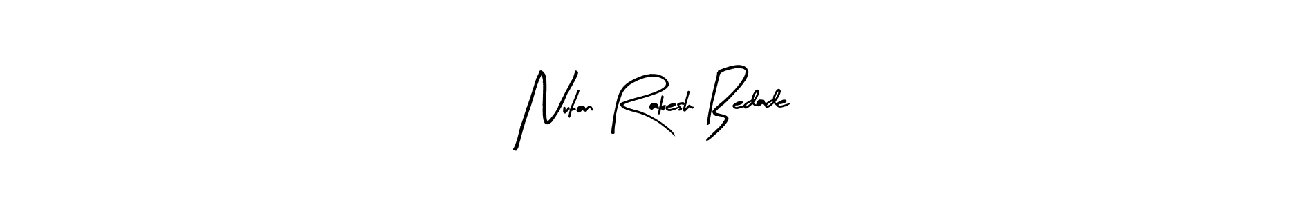 Here are the top 10 professional signature styles for the name Nutan Rakesh Bedade. These are the best autograph styles you can use for your name. Nutan Rakesh Bedade signature style 8 images and pictures png