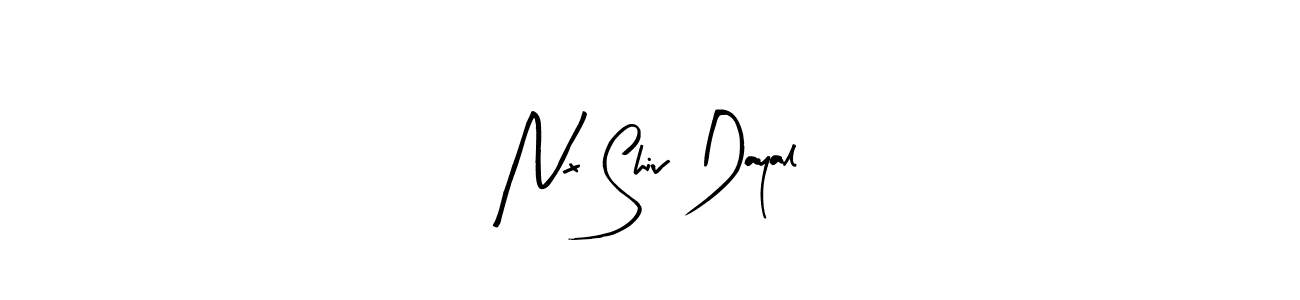 Make a beautiful signature design for name Nx Shiv Dayal. Use this online signature maker to create a handwritten signature for free. Nx Shiv Dayal signature style 8 images and pictures png