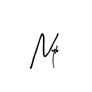 This is the best signature style for the Nyk name. Also you like these signature font (Arty Signature). Mix name signature. Nyk signature style 8 images and pictures png