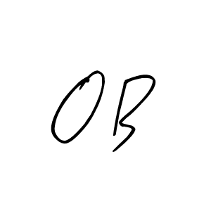 O B stylish signature style. Best Handwritten Sign (Arty Signature) for my name. Handwritten Signature Collection Ideas for my name O B. O B signature style 8 images and pictures png