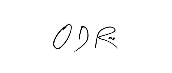 Arty Signature is a professional signature style that is perfect for those who want to add a touch of class to their signature. It is also a great choice for those who want to make their signature more unique. Get O D Rao name to fancy signature for free. O D Rao signature style 8 images and pictures png