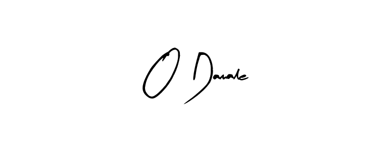 How to make O Damale signature? Arty Signature is a professional autograph style. Create handwritten signature for O Damale name. O Damale signature style 8 images and pictures png
