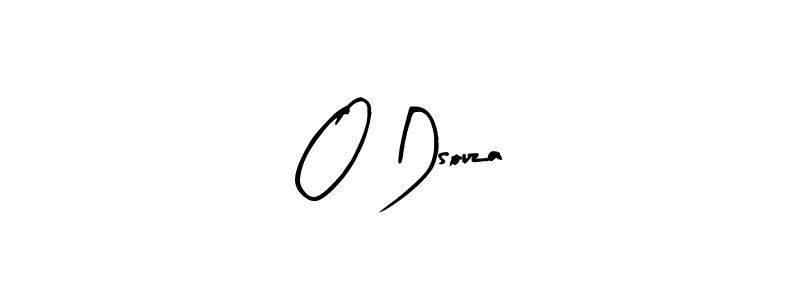 Arty Signature is a professional signature style that is perfect for those who want to add a touch of class to their signature. It is also a great choice for those who want to make their signature more unique. Get O Dsouza name to fancy signature for free. O Dsouza signature style 8 images and pictures png
