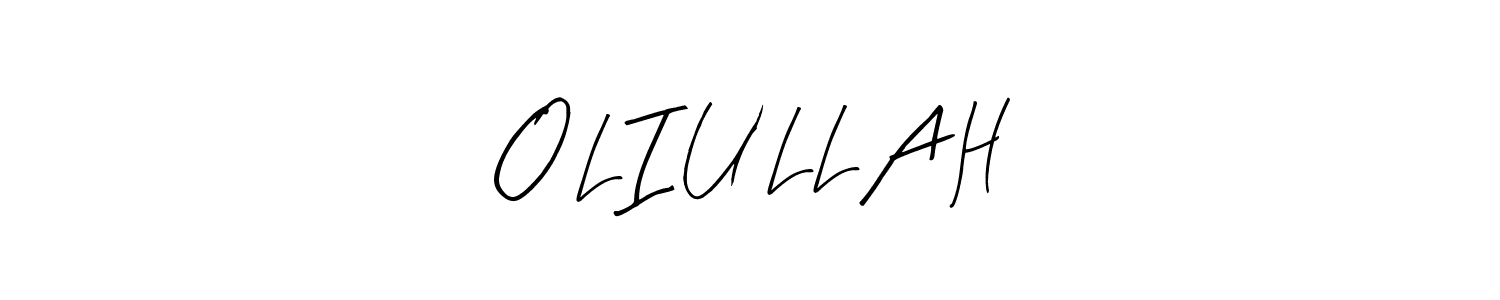 You can use this online signature creator to create a handwritten signature for the name O L I U L L A H. This is the best online autograph maker. O L I U L L A H signature style 8 images and pictures png