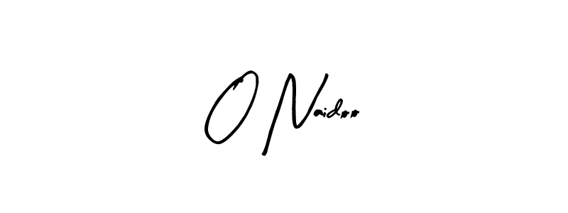 How to make O Naidoo name signature. Use Arty Signature style for creating short signs online. This is the latest handwritten sign. O Naidoo signature style 8 images and pictures png
