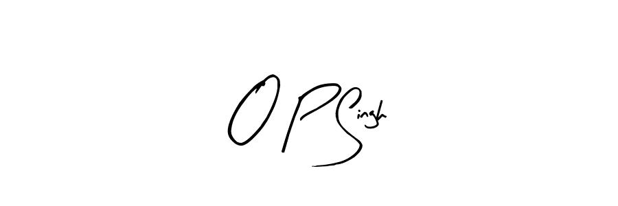 The best way (Arty Signature) to make a short signature is to pick only two or three words in your name. The name O P Singh include a total of six letters. For converting this name. O P Singh signature style 8 images and pictures png