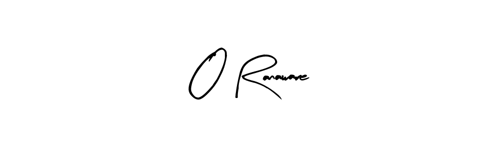 Similarly Arty Signature is the best handwritten signature design. Signature creator online .You can use it as an online autograph creator for name O Ranaware. O Ranaware signature style 8 images and pictures png