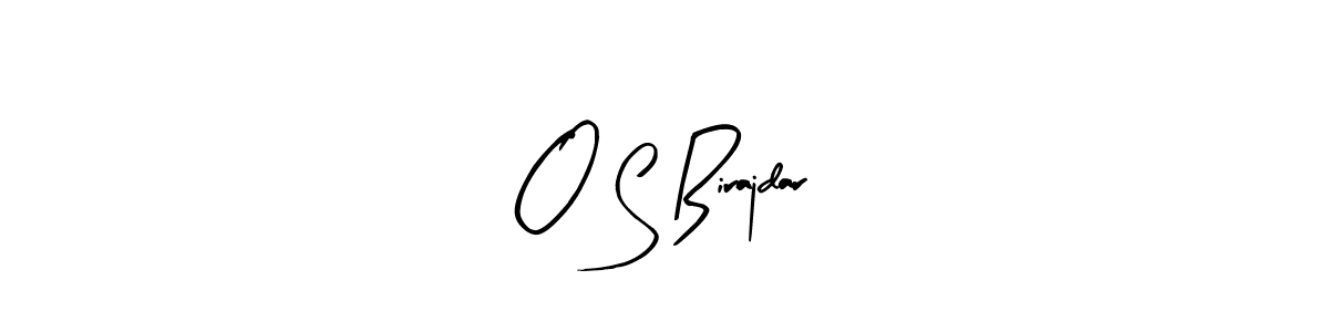 The best way (Arty Signature) to make a short signature is to pick only two or three words in your name. The name O S Birajdar include a total of six letters. For converting this name. O S Birajdar signature style 8 images and pictures png