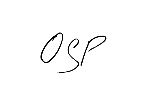 How to make O S P signature? Arty Signature is a professional autograph style. Create handwritten signature for O S P name. O S P signature style 8 images and pictures png