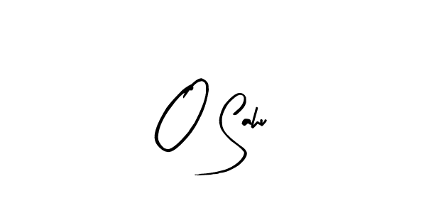 Make a beautiful signature design for name O Sahu. With this signature (Arty Signature) style, you can create a handwritten signature for free. O Sahu signature style 8 images and pictures png