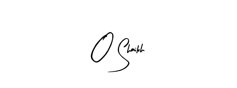 Also we have O Shaikh name is the best signature style. Create professional handwritten signature collection using Arty Signature autograph style. O Shaikh signature style 8 images and pictures png