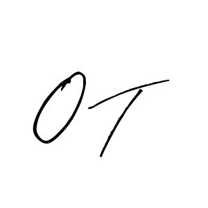 Create a beautiful signature design for name O T. With this signature (Arty Signature) fonts, you can make a handwritten signature for free. O T signature style 8 images and pictures png