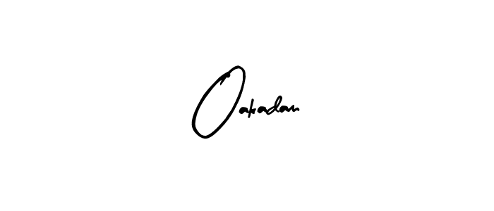 Also we have Oakadam name is the best signature style. Create professional handwritten signature collection using Arty Signature autograph style. Oakadam signature style 8 images and pictures png