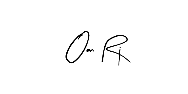 Arty Signature is a professional signature style that is perfect for those who want to add a touch of class to their signature. It is also a great choice for those who want to make their signature more unique. Get Oan Rj name to fancy signature for free. Oan Rj signature style 8 images and pictures png