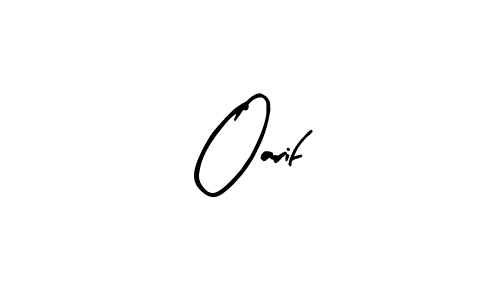 Also we have Oarif name is the best signature style. Create professional handwritten signature collection using Arty Signature autograph style. Oarif signature style 8 images and pictures png