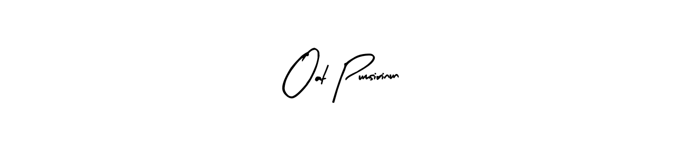 Make a beautiful signature design for name Oat Pumsirinun. Use this online signature maker to create a handwritten signature for free. Oat Pumsirinun signature style 8 images and pictures png