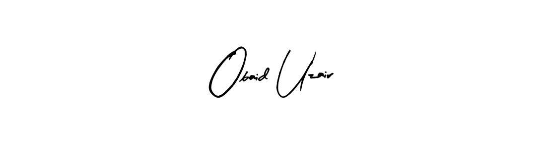 Make a beautiful signature design for name Obaid Uzair. Use this online signature maker to create a handwritten signature for free. Obaid Uzair signature style 8 images and pictures png