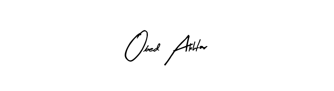The best way (Arty Signature) to make a short signature is to pick only two or three words in your name. The name Obed Akhtar include a total of six letters. For converting this name. Obed Akhtar signature style 8 images and pictures png