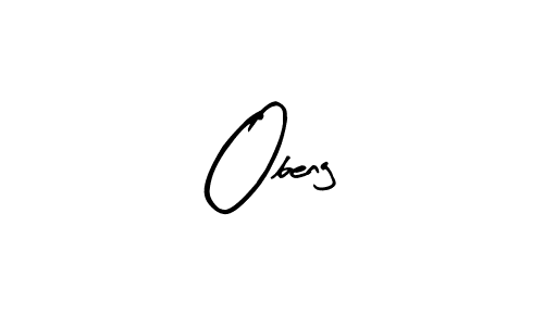 Create a beautiful signature design for name Obeng. With this signature (Arty Signature) fonts, you can make a handwritten signature for free. Obeng signature style 8 images and pictures png