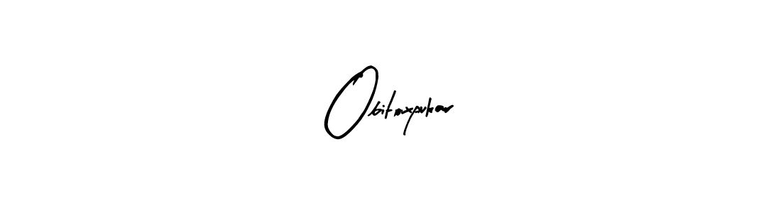 Make a beautiful signature design for name Obitoxpukar. With this signature (Arty Signature) style, you can create a handwritten signature for free. Obitoxpukar signature style 8 images and pictures png