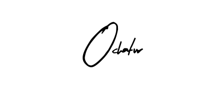 An effortless, minimalist signature concept for Ochatur using Arty Signature design. Clean lines that look great on any document. Ochatur signature style 8 images and pictures png